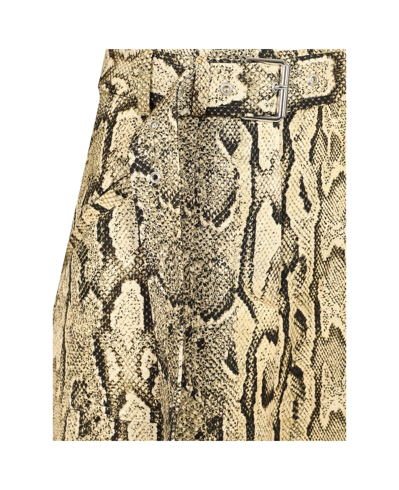 Dries Van Noten 
sheraz
 Skirt With Jacquard Snake Print - ANIMALIER