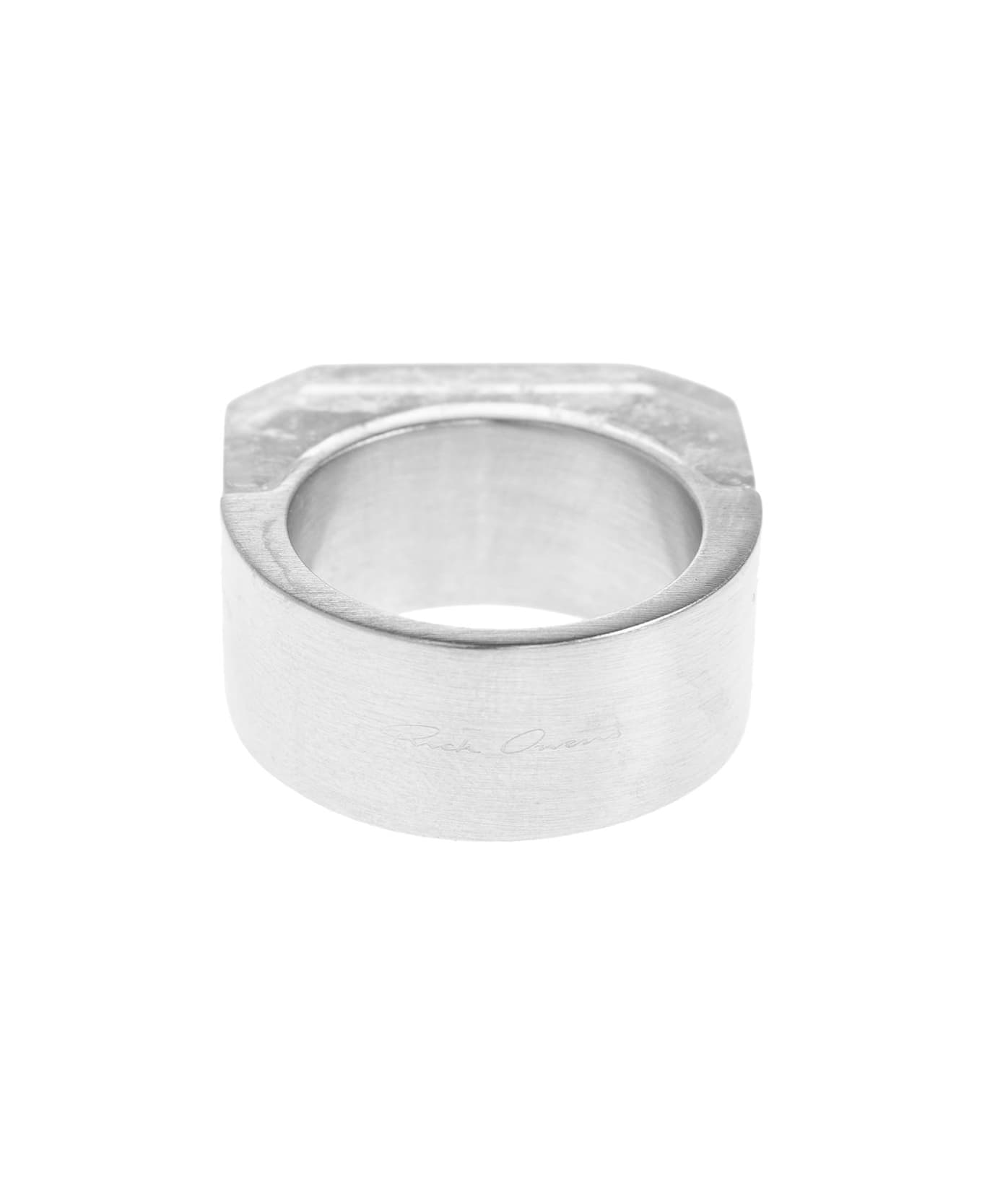 Rick Owens Brass Ring - SILVER
