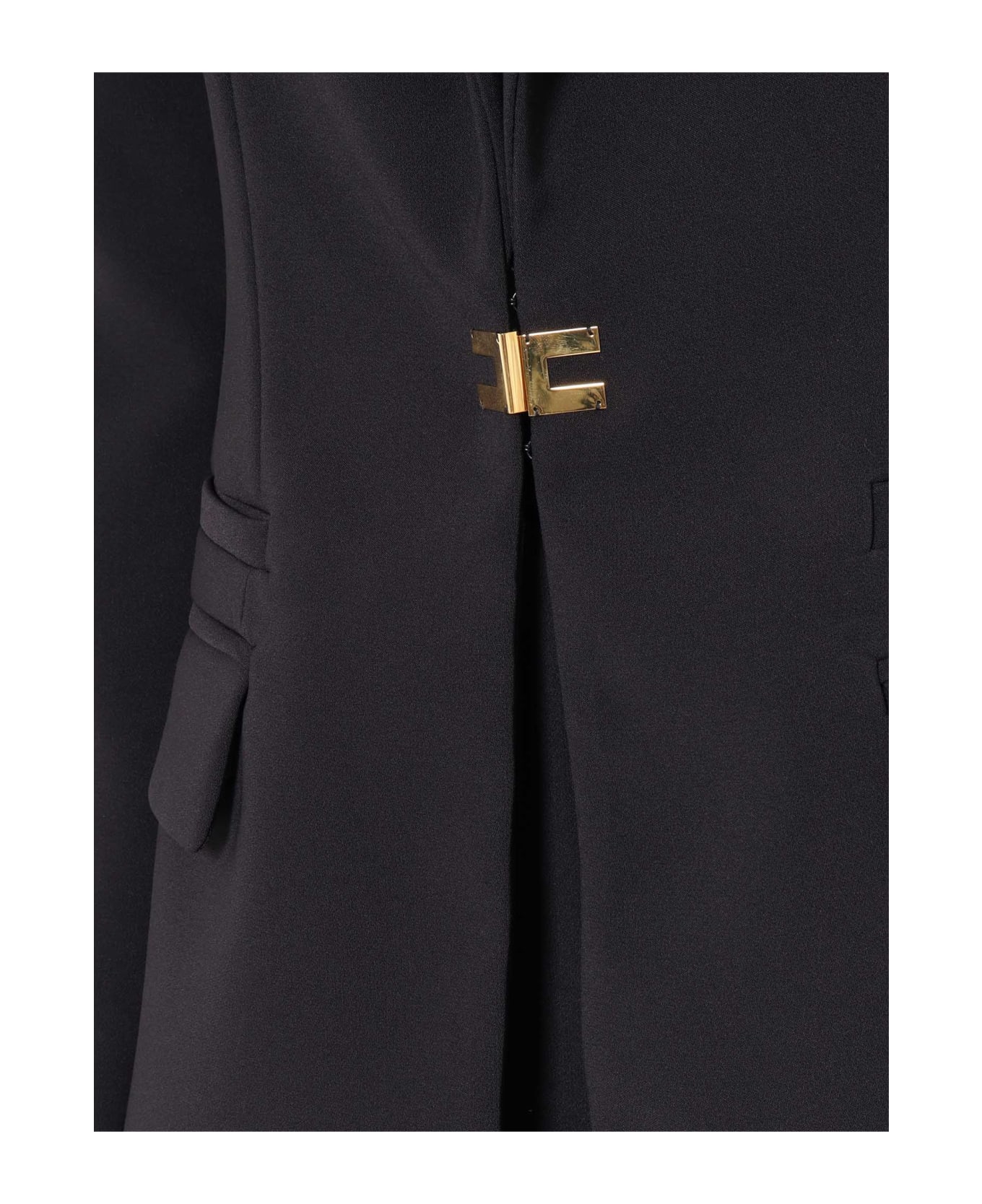 Elisabetta Franchi Jacket+trousers - BLACK