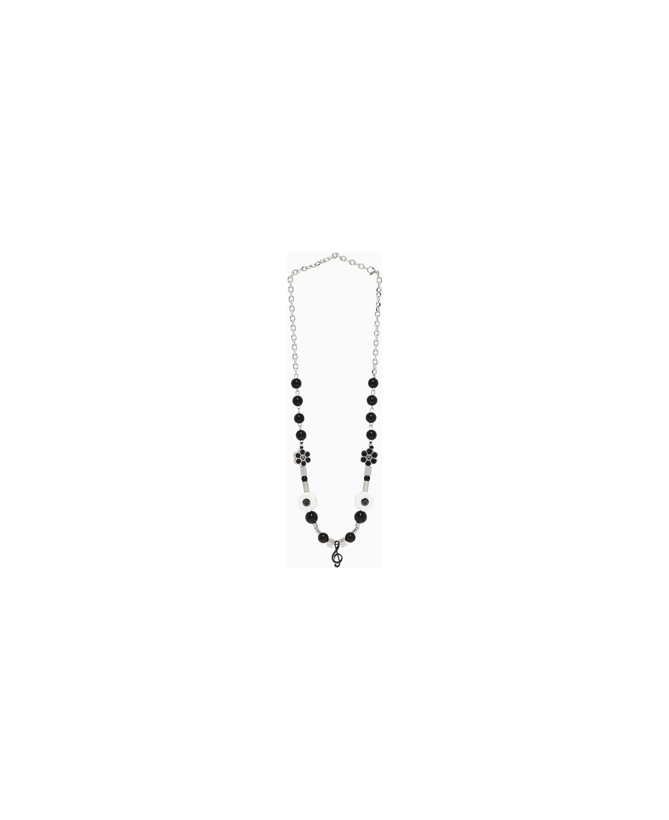 Salute Shane Gonzales For Salute Necklace - WHITE/BLACK
