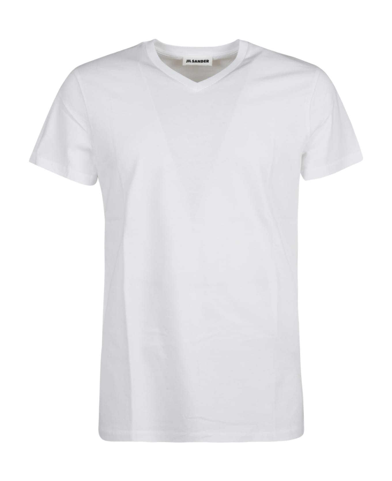 Jil Sander V-neck T-shirt - Bianco