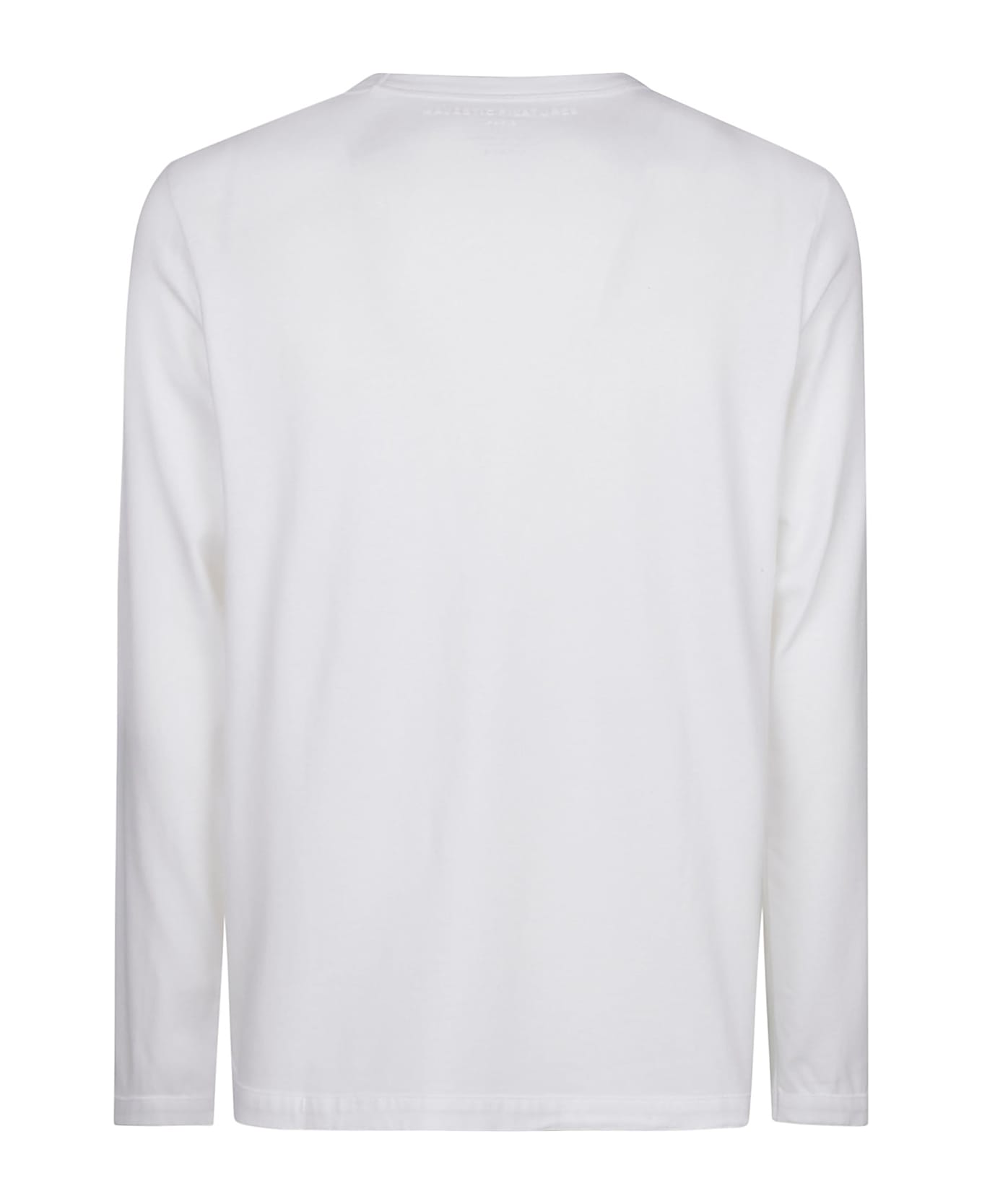 Majestic Filatures Col Rond Ml - Blanc