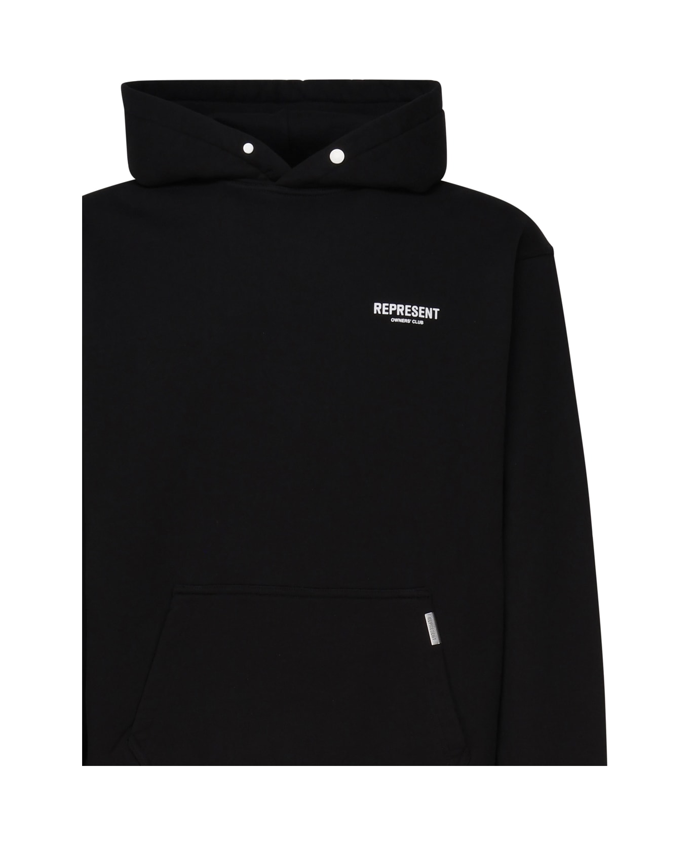 REPRESENT Cotton Logo Sweatshirt - Black