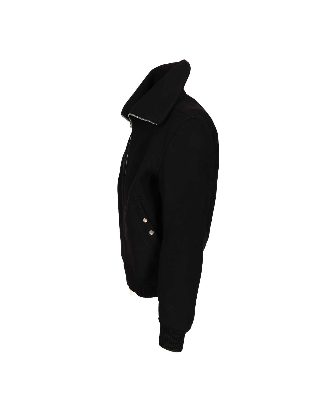 Rick Owens Bomber Blixa Dracucollar - BLACK