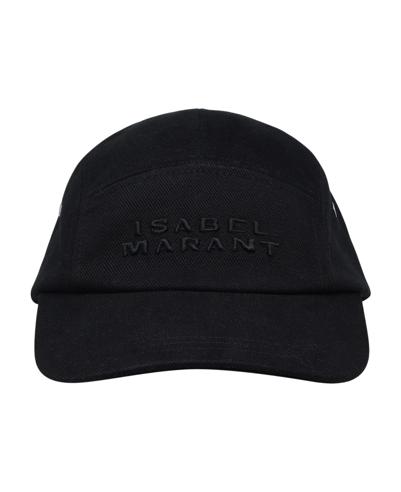 Isabel Marant 'tedji' Black Cotton Hat - BLACK