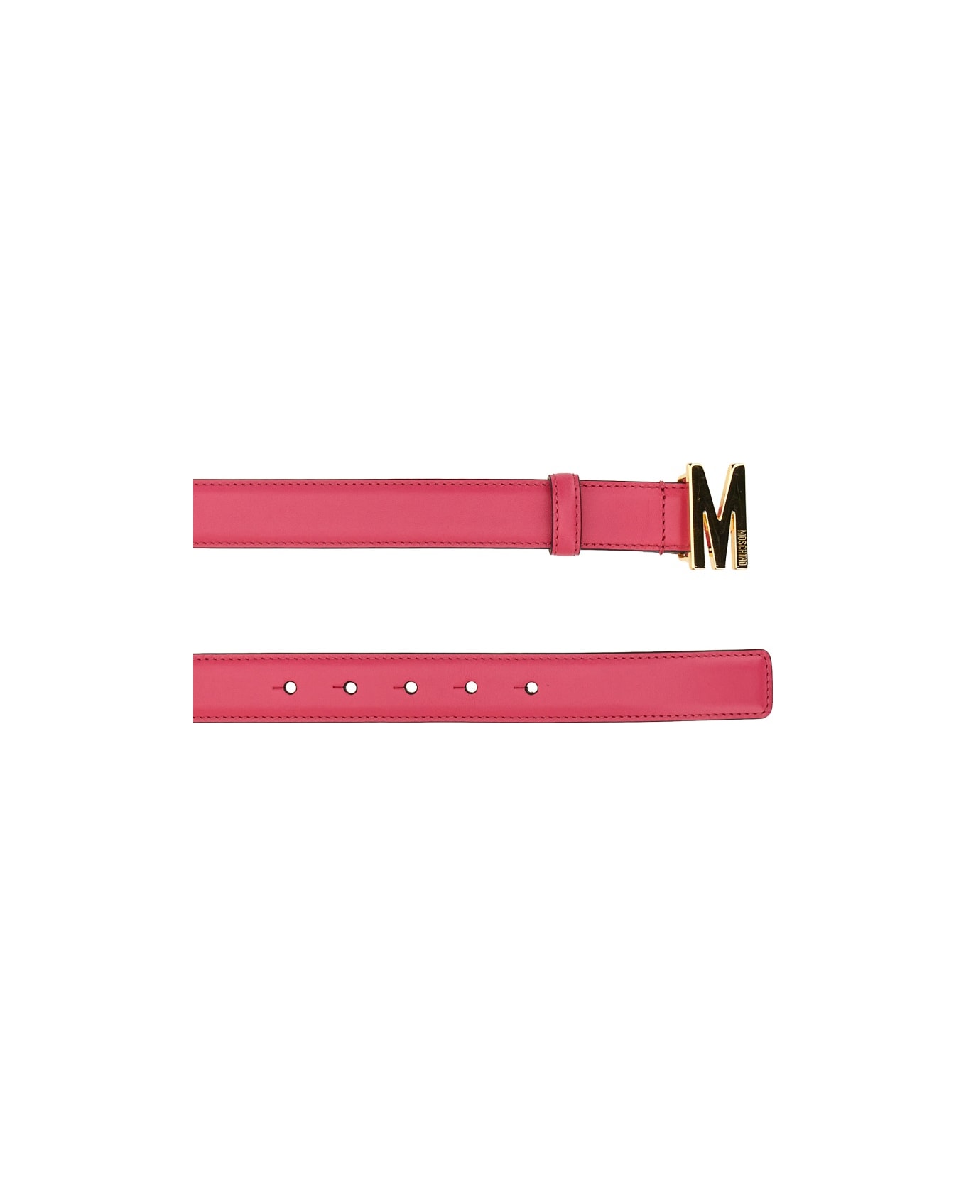 Moschino Belt With Logo M - FUCHSIA ベルト
