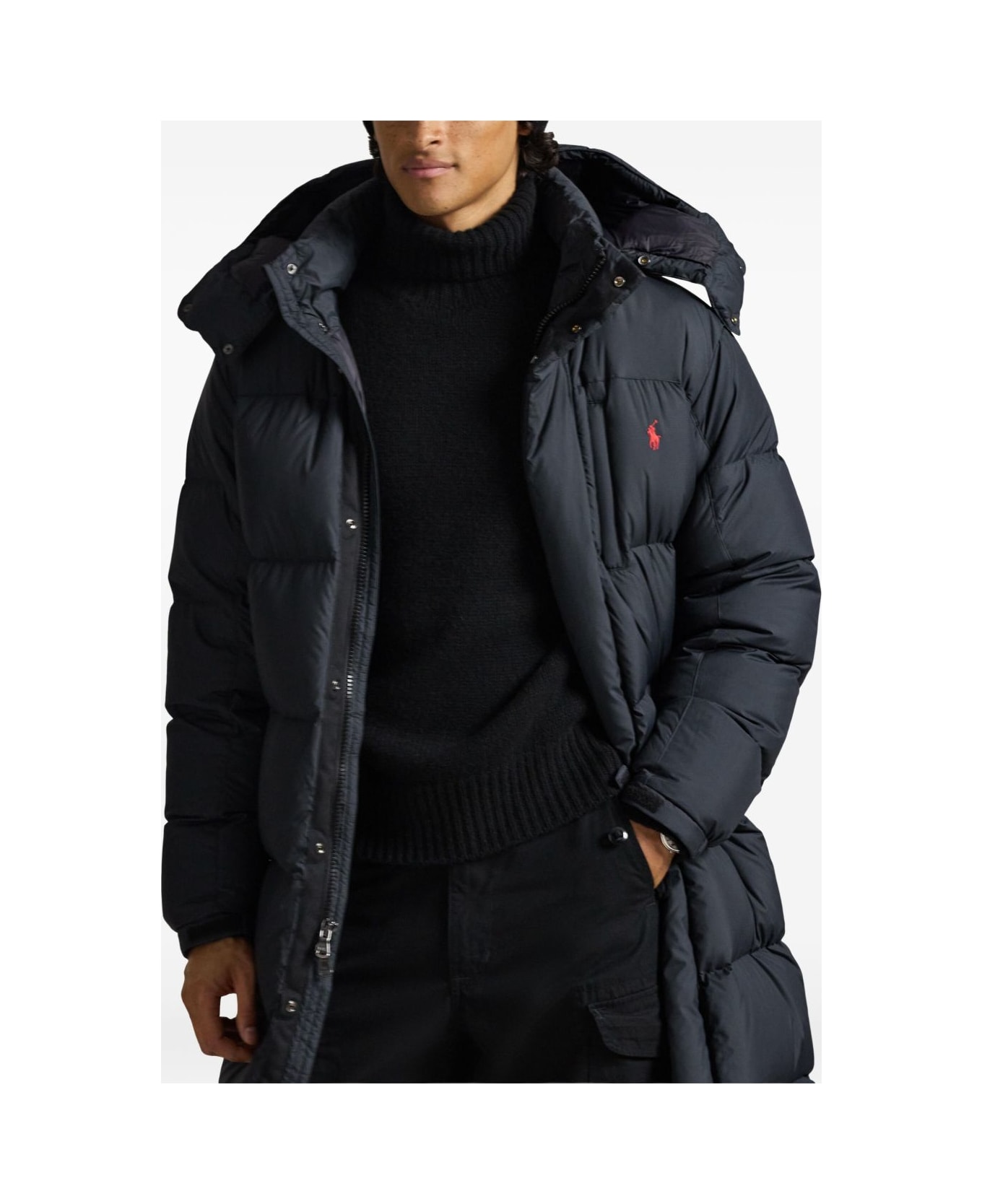 Polo Ralph Lauren Hooded Parka Coat - Black