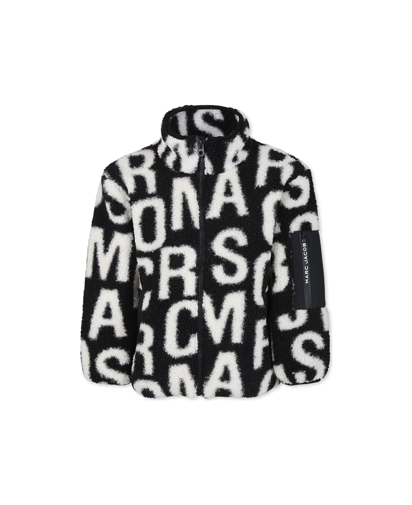 Marc Jacobs Black Sweatshirt For Boy With Monogram - Nero