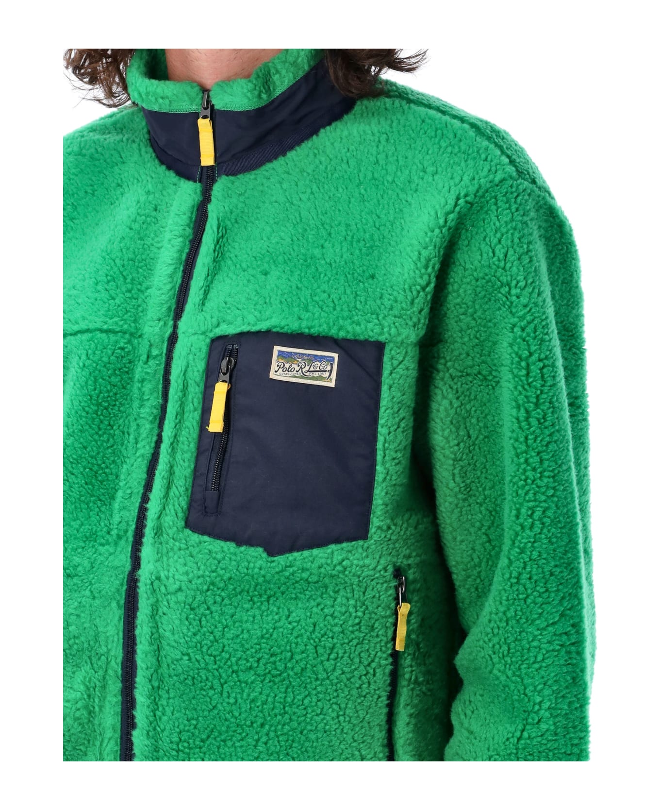 Polo Ralph Lauren Sherpa Fleece Jacket - GREEN