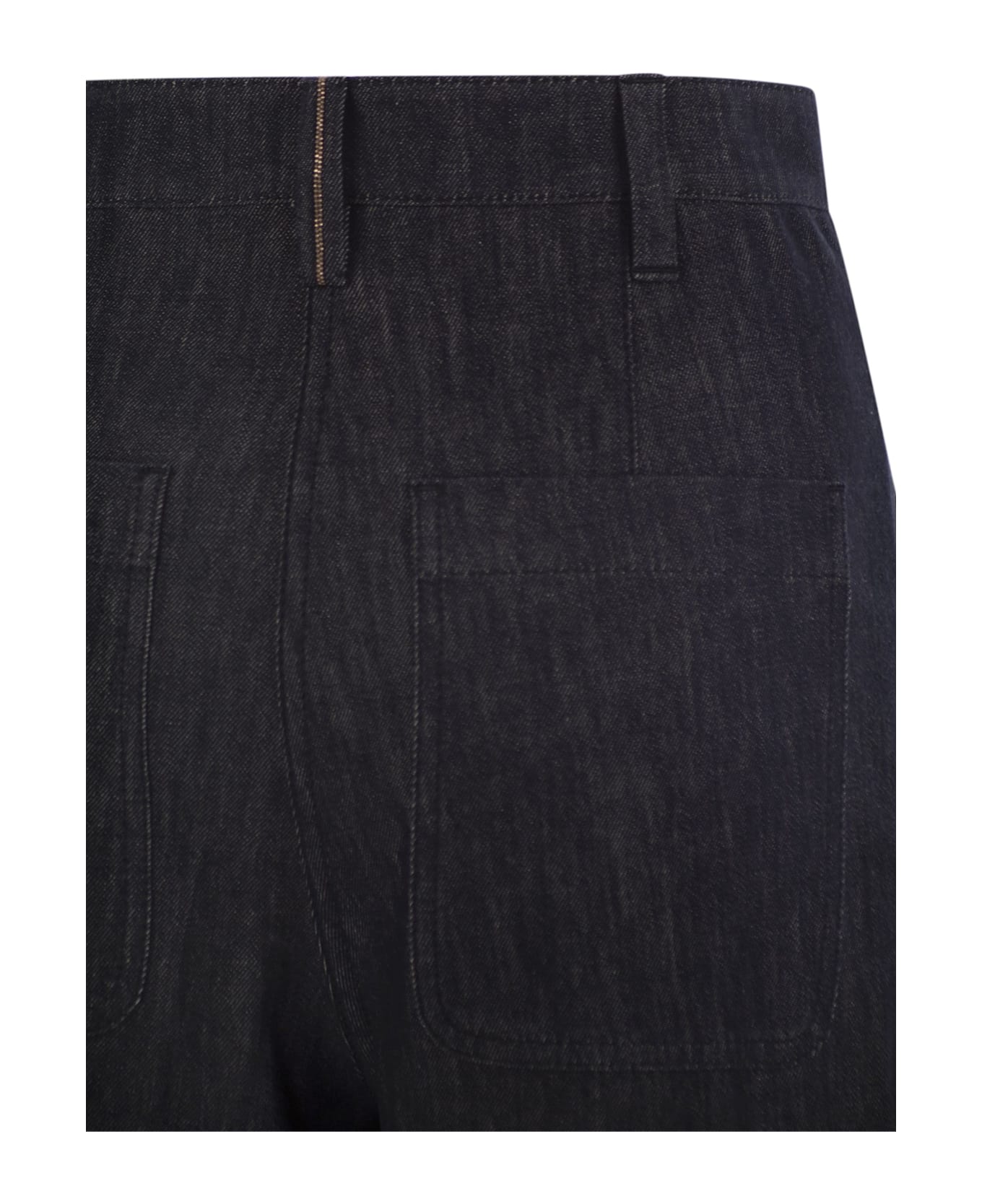 Brunello Cucinelli Wide Leg Jeans - Blu