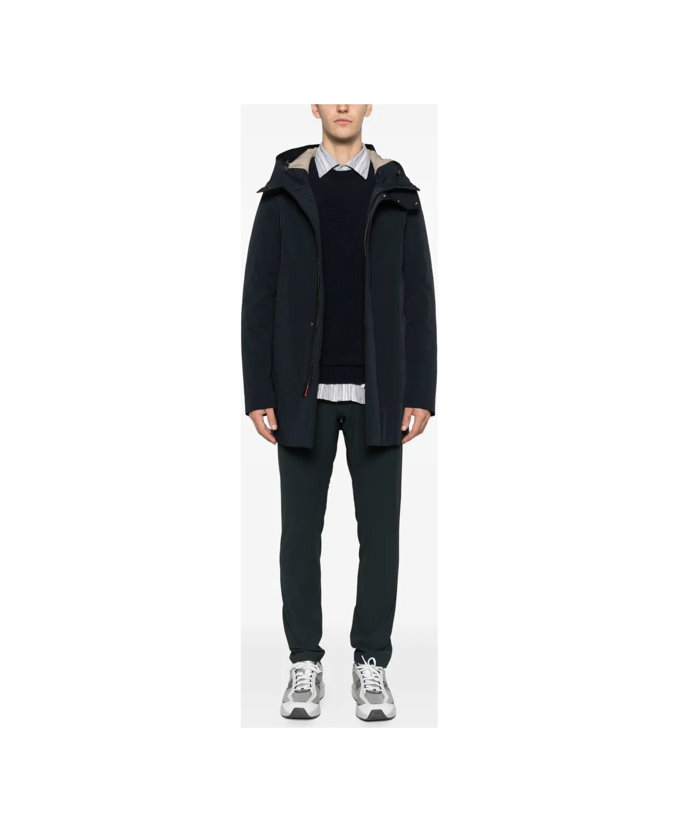 RRD - Roberto Ricci Design Montecristo Down Under Floating Parka Jkt - Blue Black