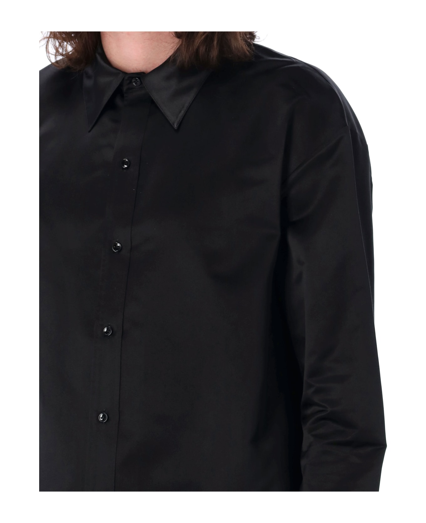 Saint Laurent Silk Shirt - Black シャツ