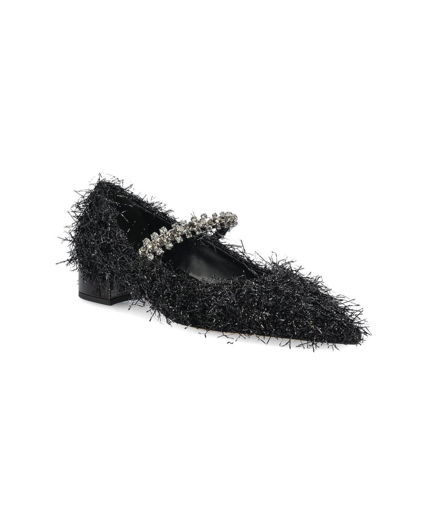 Jimmy Choo Bing Pump Flats - Nero
