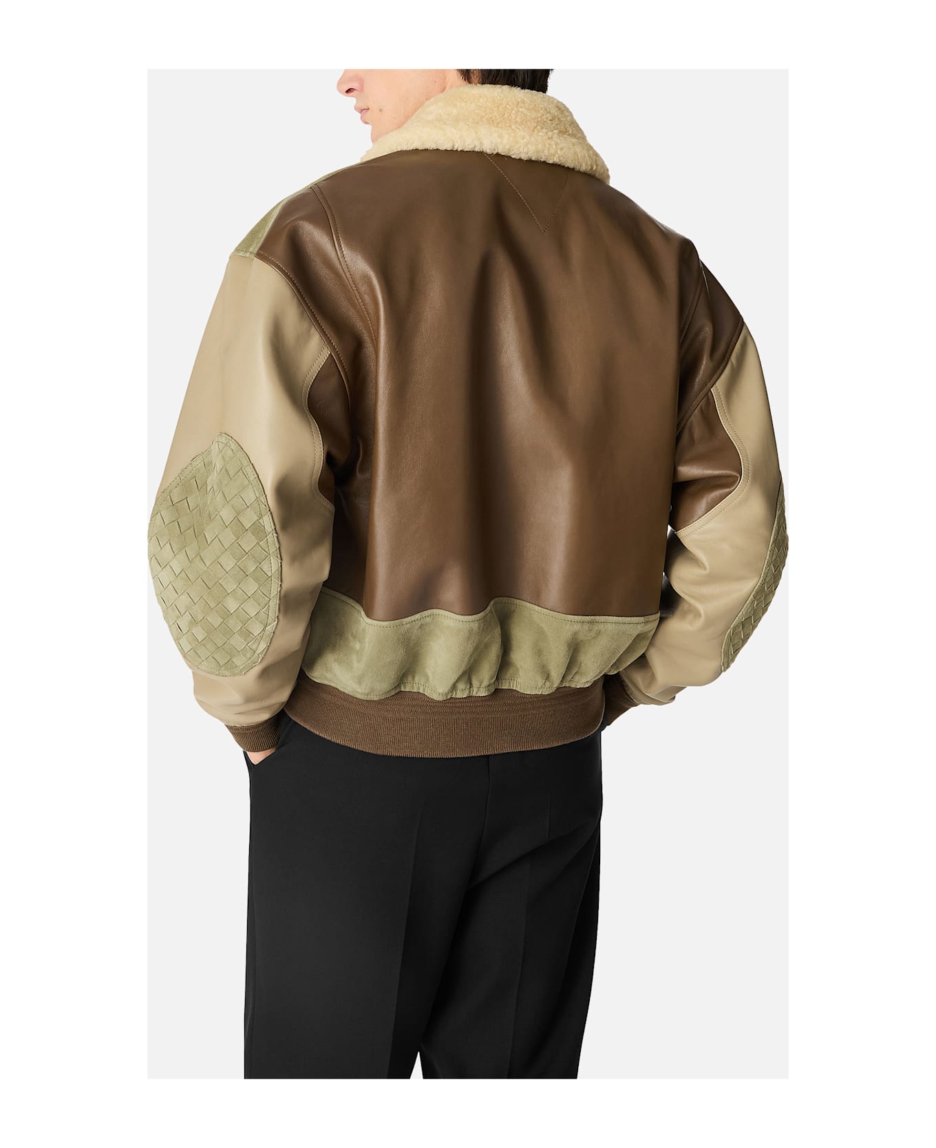 Bottega Veneta Mw Soft Nappa Blouson - Beige