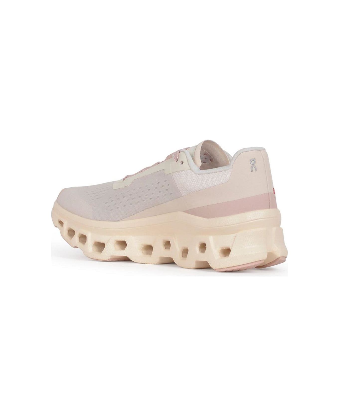 ON Cloudmonster Lace-up Sneakers - Bianco