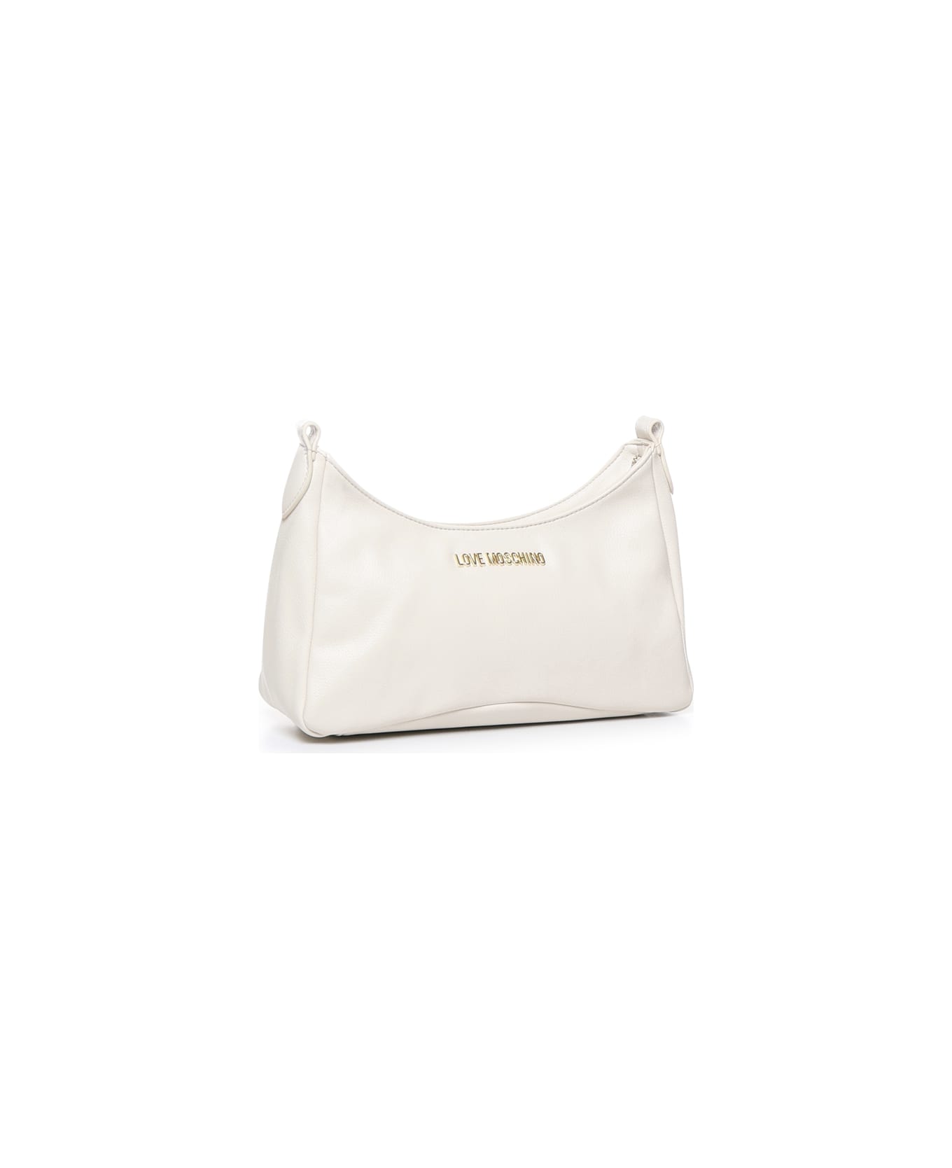 Love Moschino Shoulder Bag With Removable Coin Purse - Ivory トートバッグ
