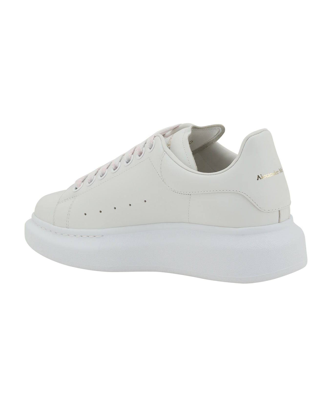 Alexander McQueen Leather Sneakers - White