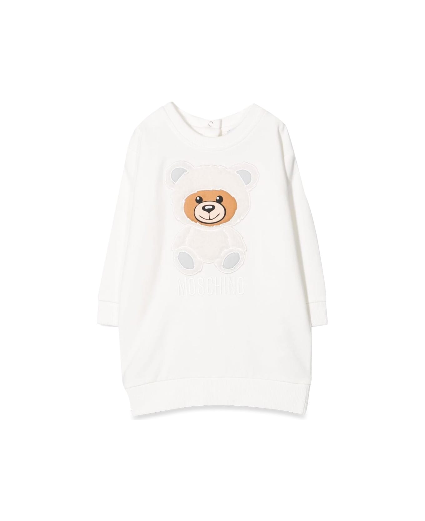 Moschino Abito A Felpa Con Teddy Bear - GREY