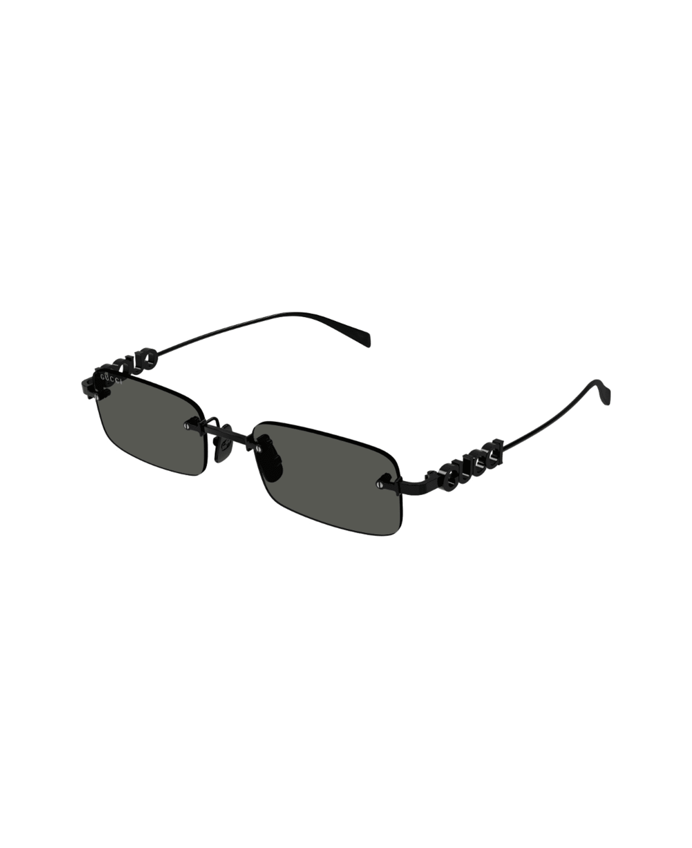 Gucci Eyewear Gucci Gg1808s 001 Black Grey Sunglasses - Nero