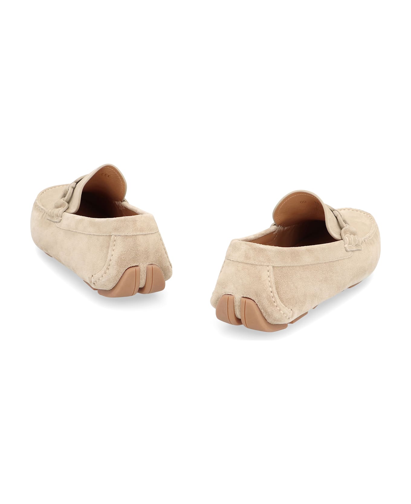 Ferragamo Suede Loafers - Beige