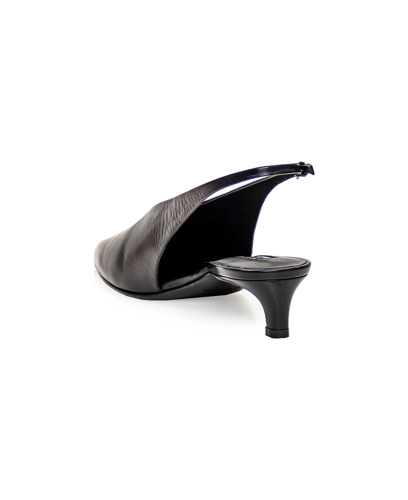 Jil Sander Leather Décolleté - Black