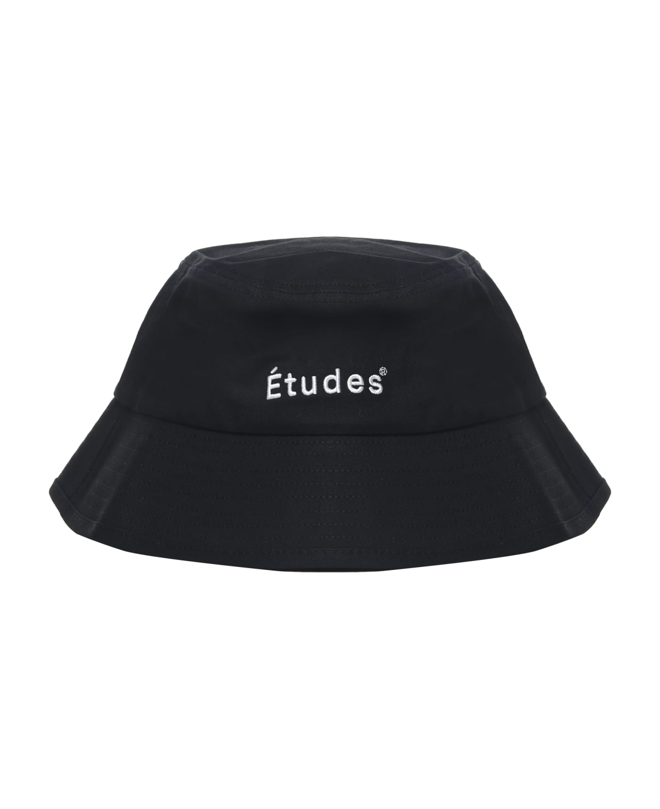 Études Bucket Hat With Logo - Black