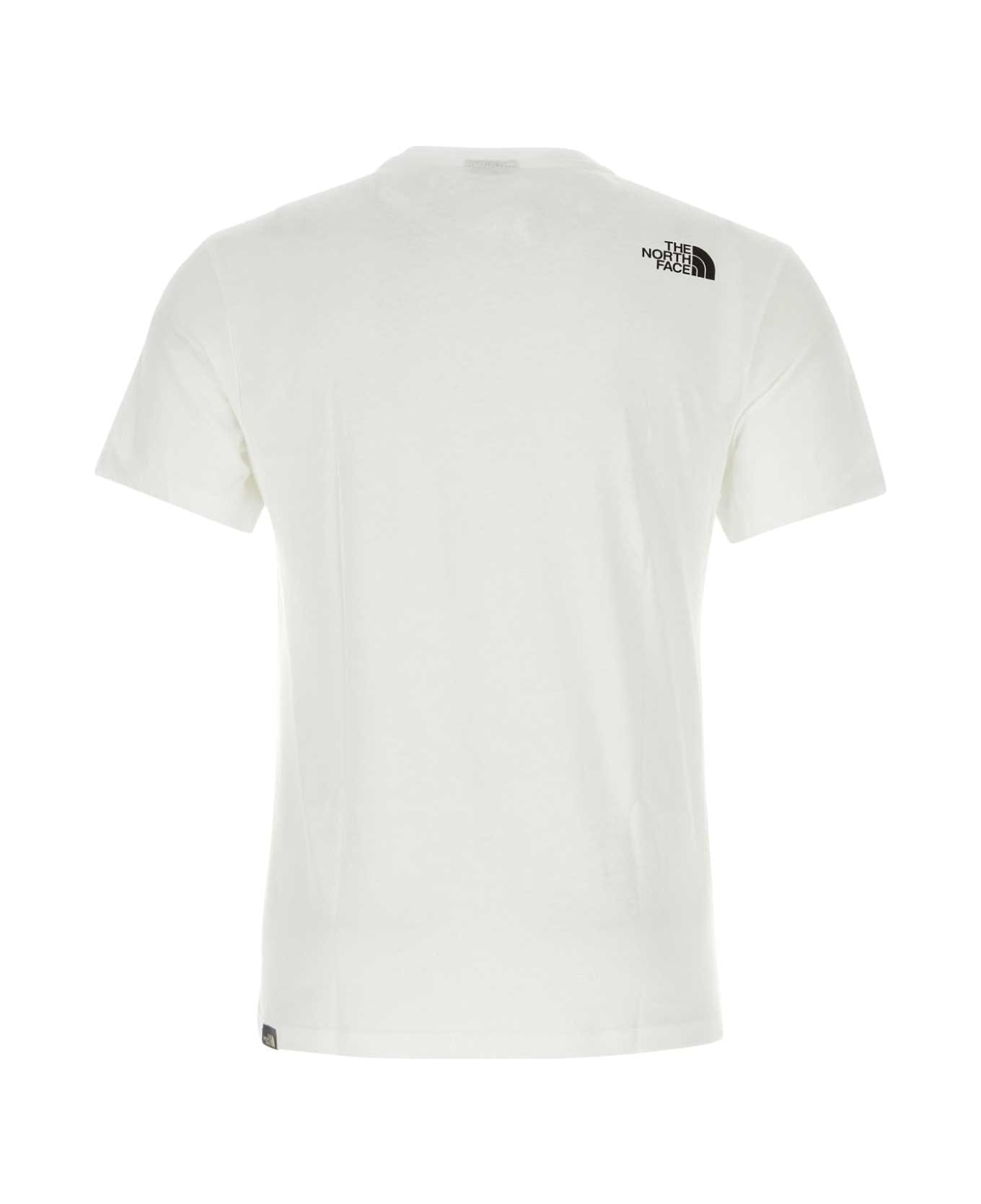 The North Face White Cotton T-shirt - TNF WHITE