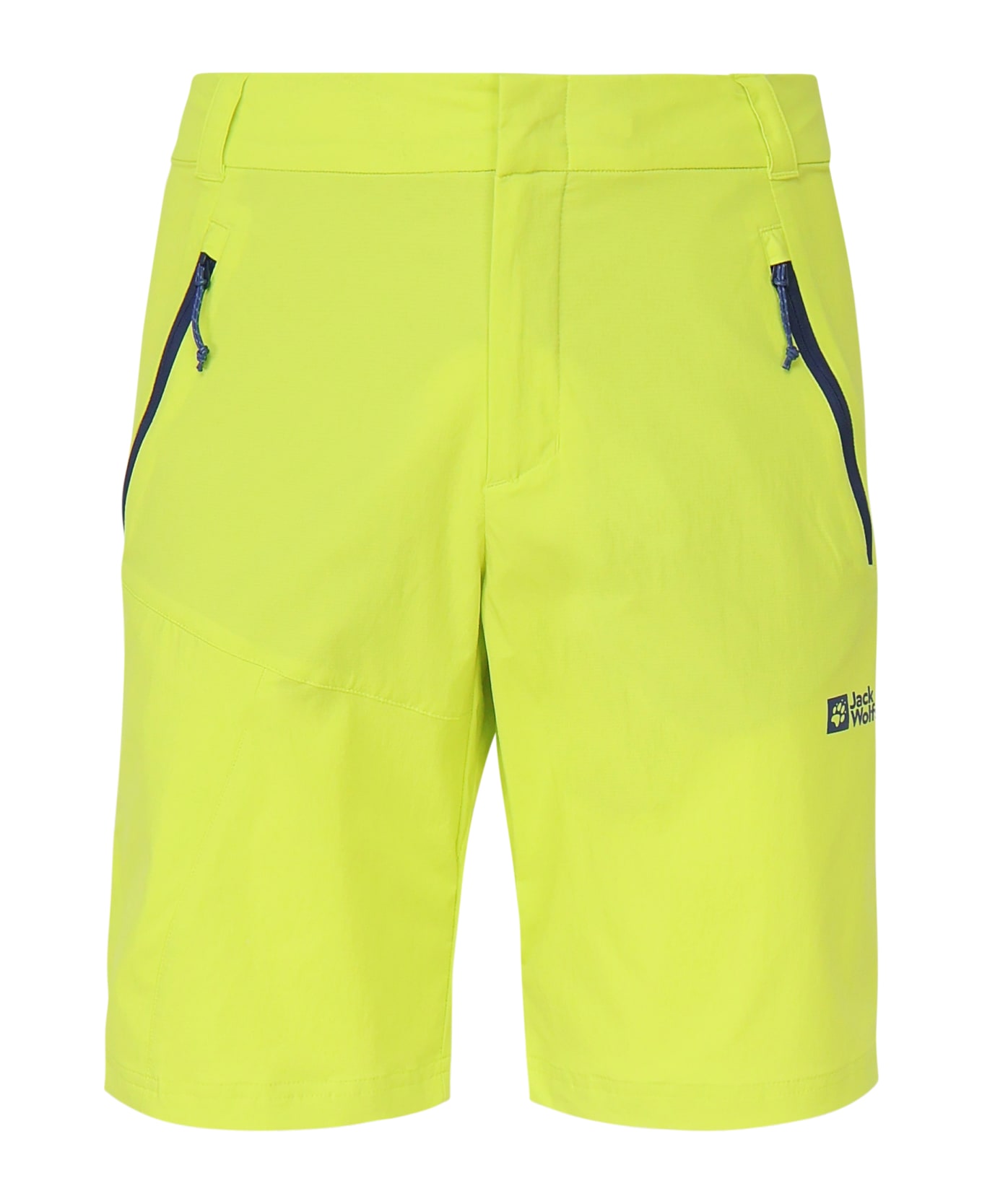 Jack Wolfskin Sporty Shorts In Nylon - Yellow