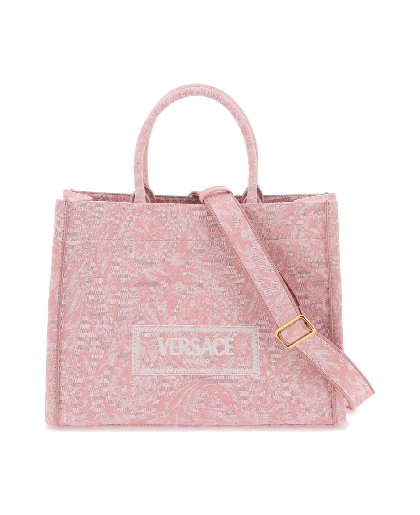 Versace Athena Handbag - Pale Pink-english Rose-ve