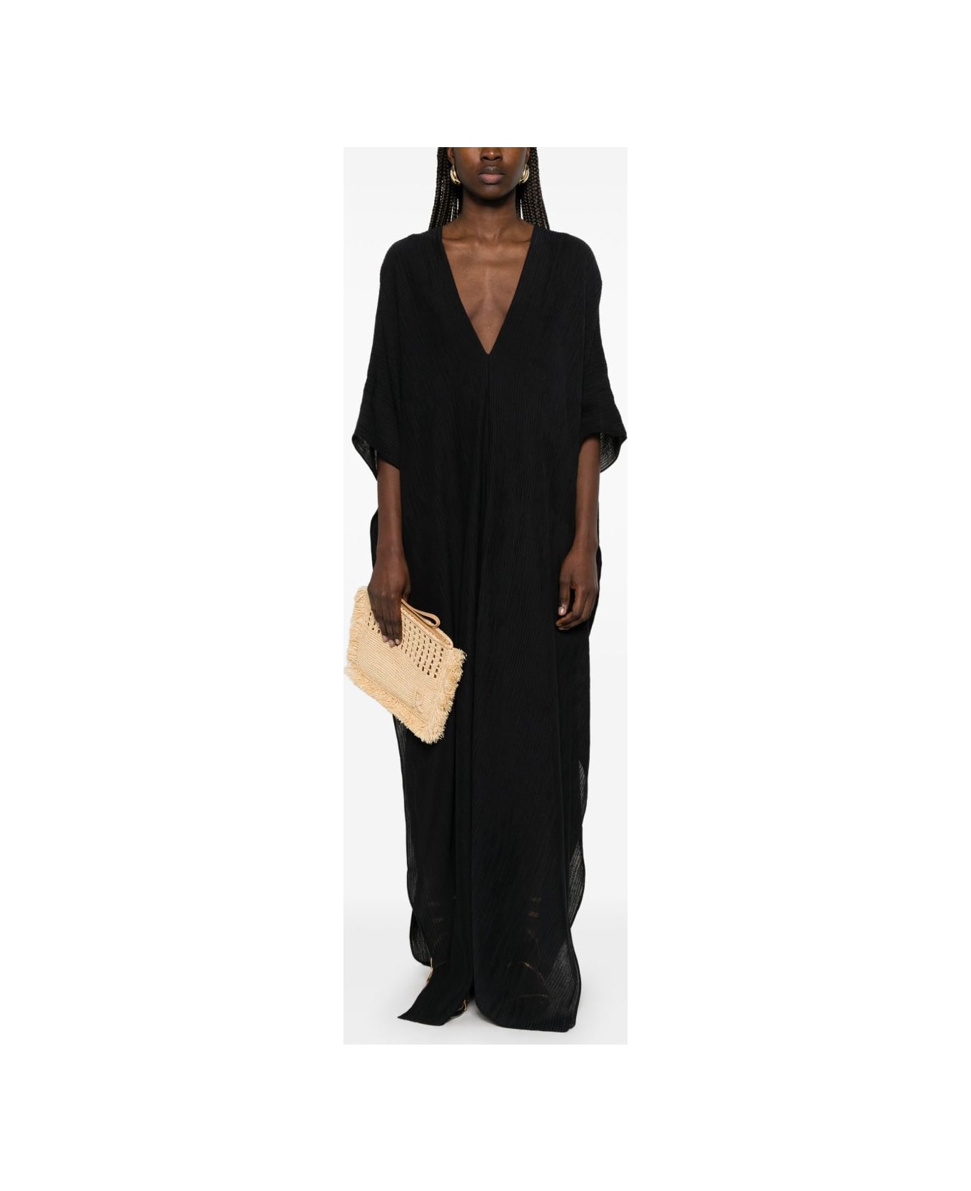 Taller Marmo Rio Maggiore Kaftan Dress - Black