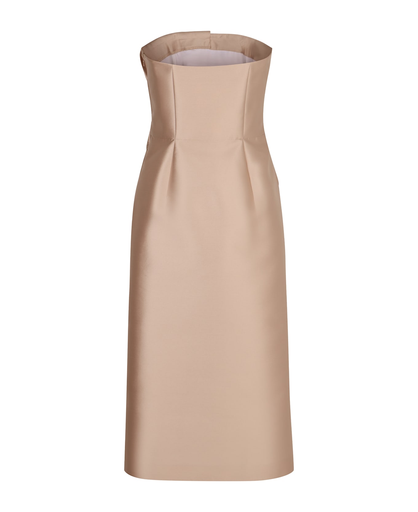 Alberta Ferretti Pencil Dress - NEUTRALS