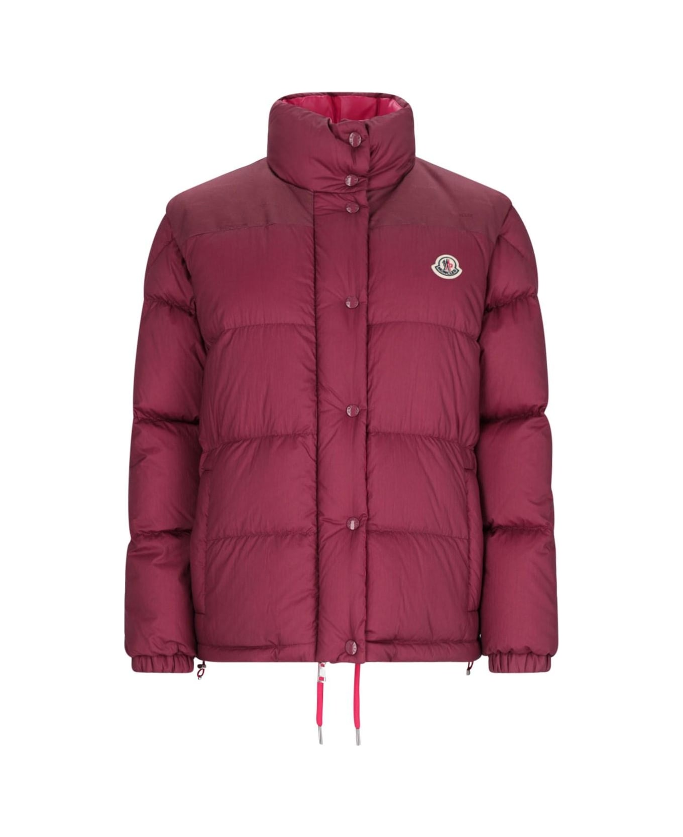 Moncler 'verone 1' Reversible Crop Down Jacket - RED