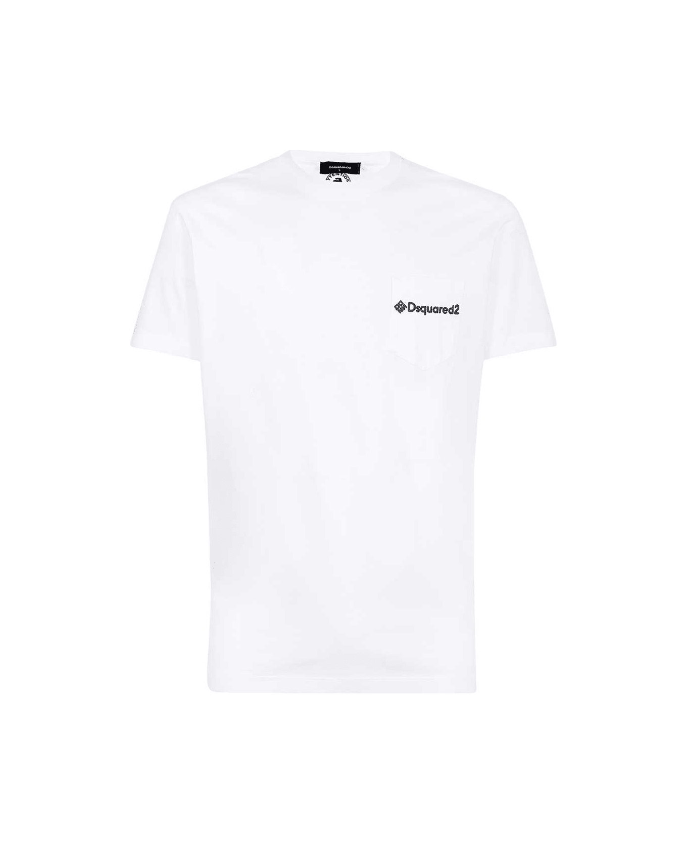 Dsquared2 Cotton Crew-neck T-shirt - White