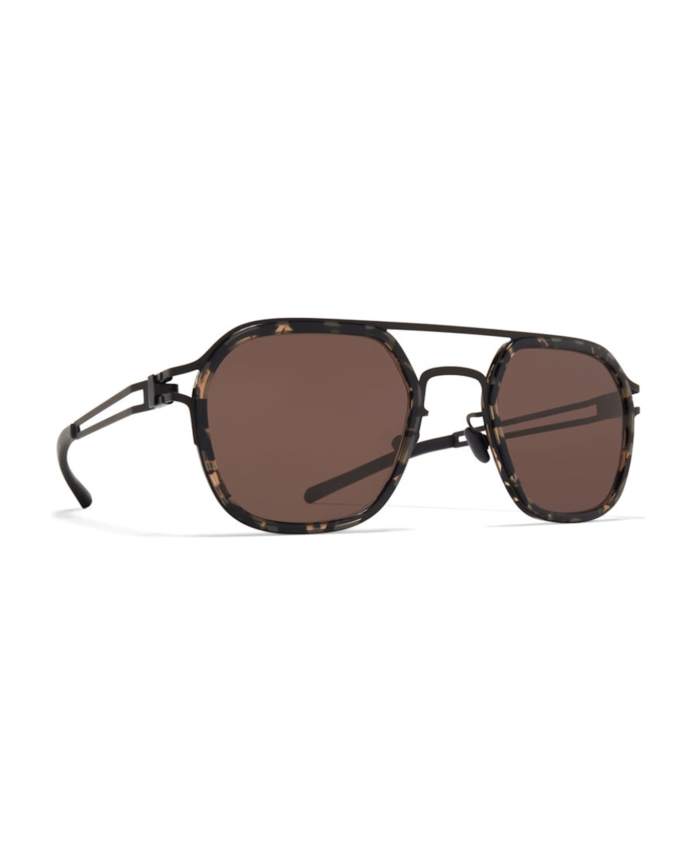 Mykita Leeland - A16 Black / Antigua Brown Sunglasses - Black