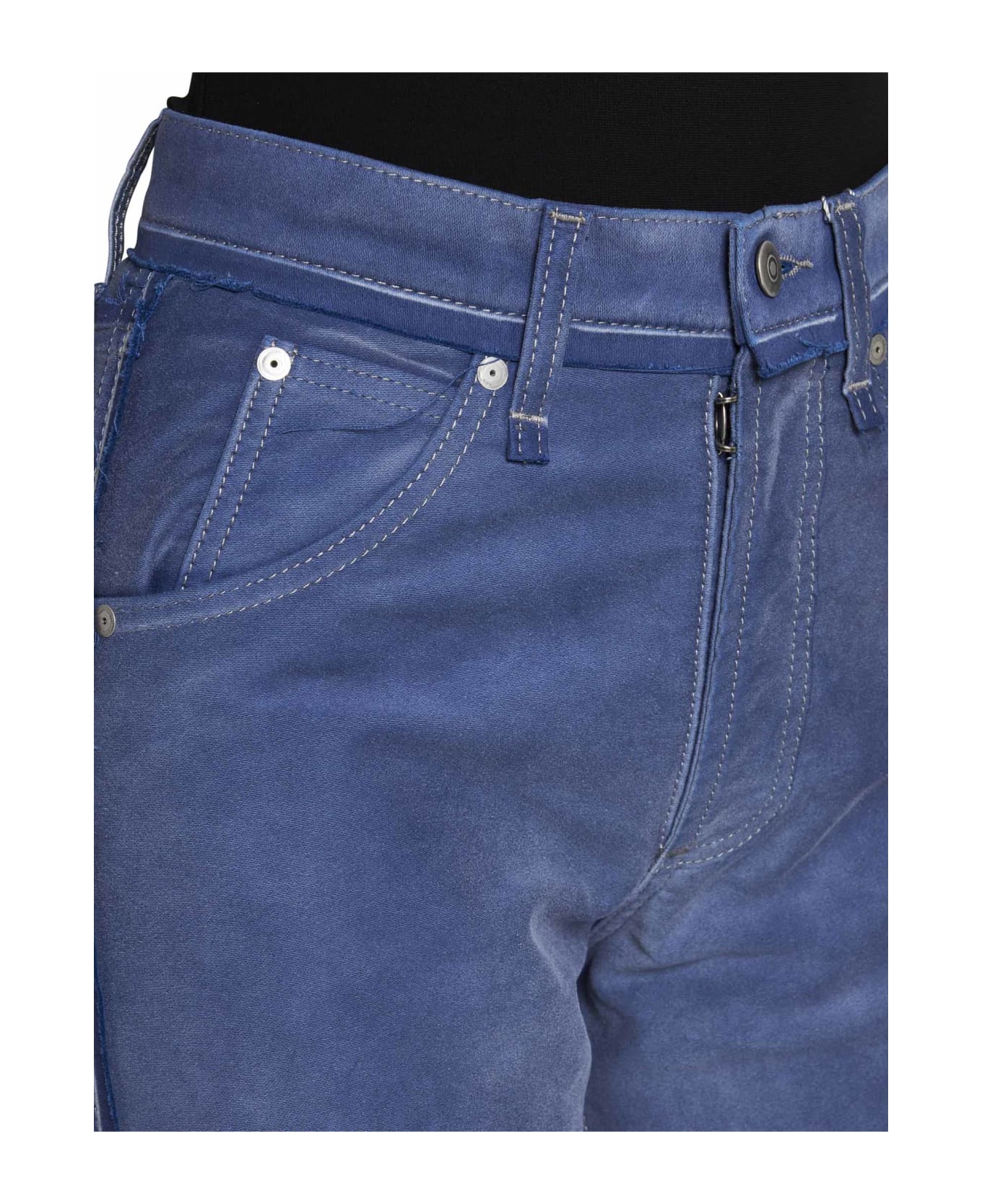 Maison Margiela Distressed Jeans Effect - Cobalt blue