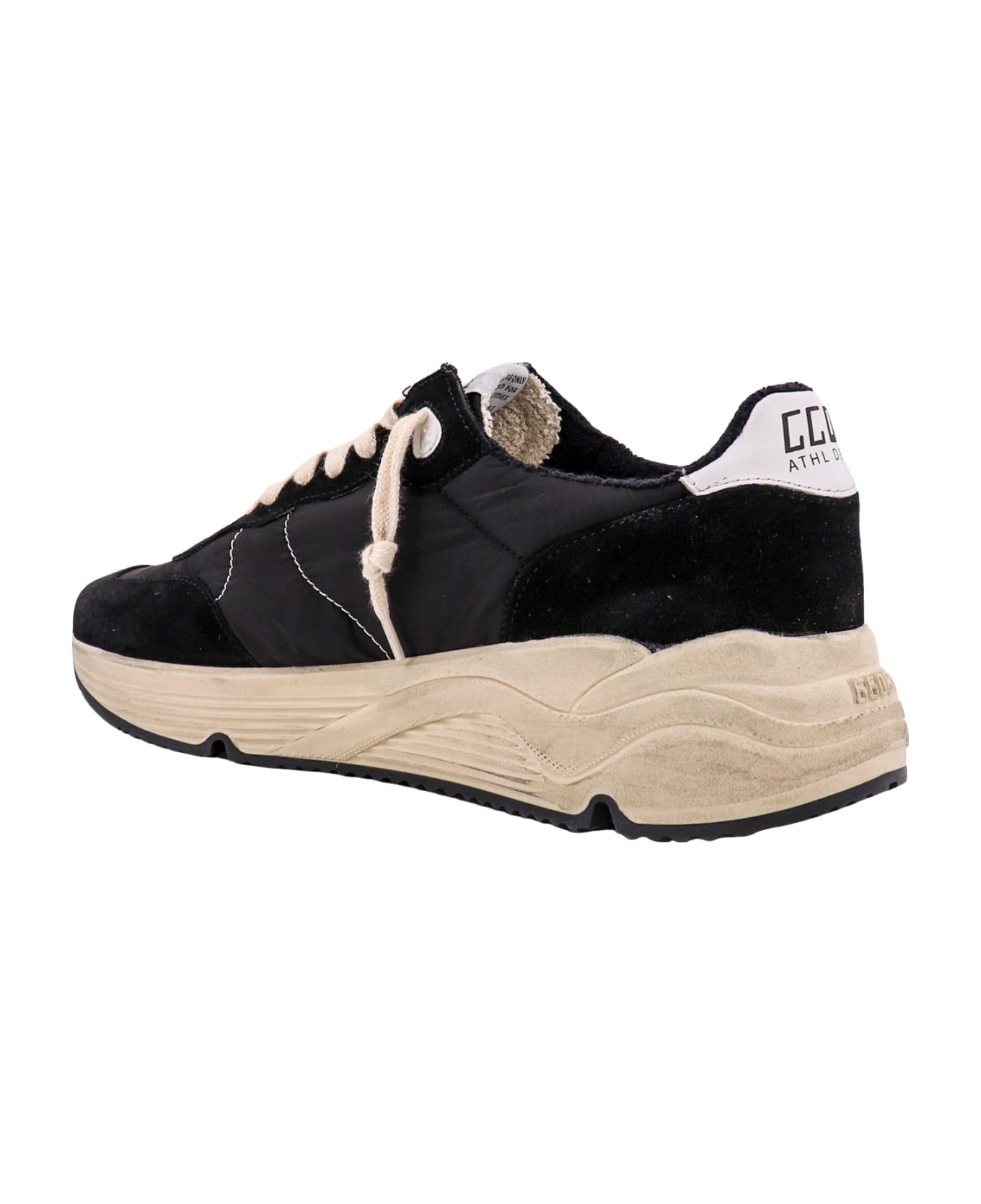 Golden Goose Running Sole Full Quarter Sneakers - Black