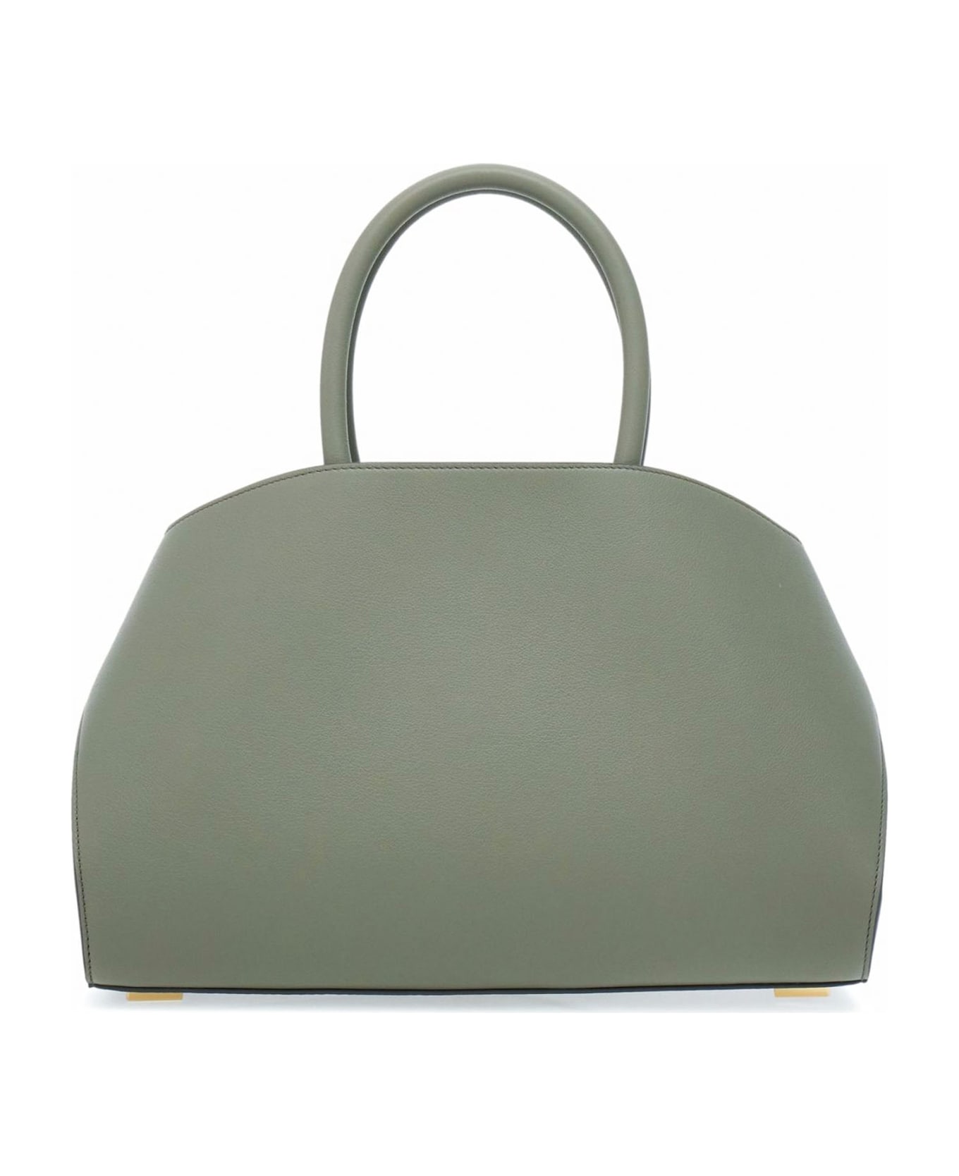 Ferragamo Ash Grey Small Hug Leather Tote Bag - Grey