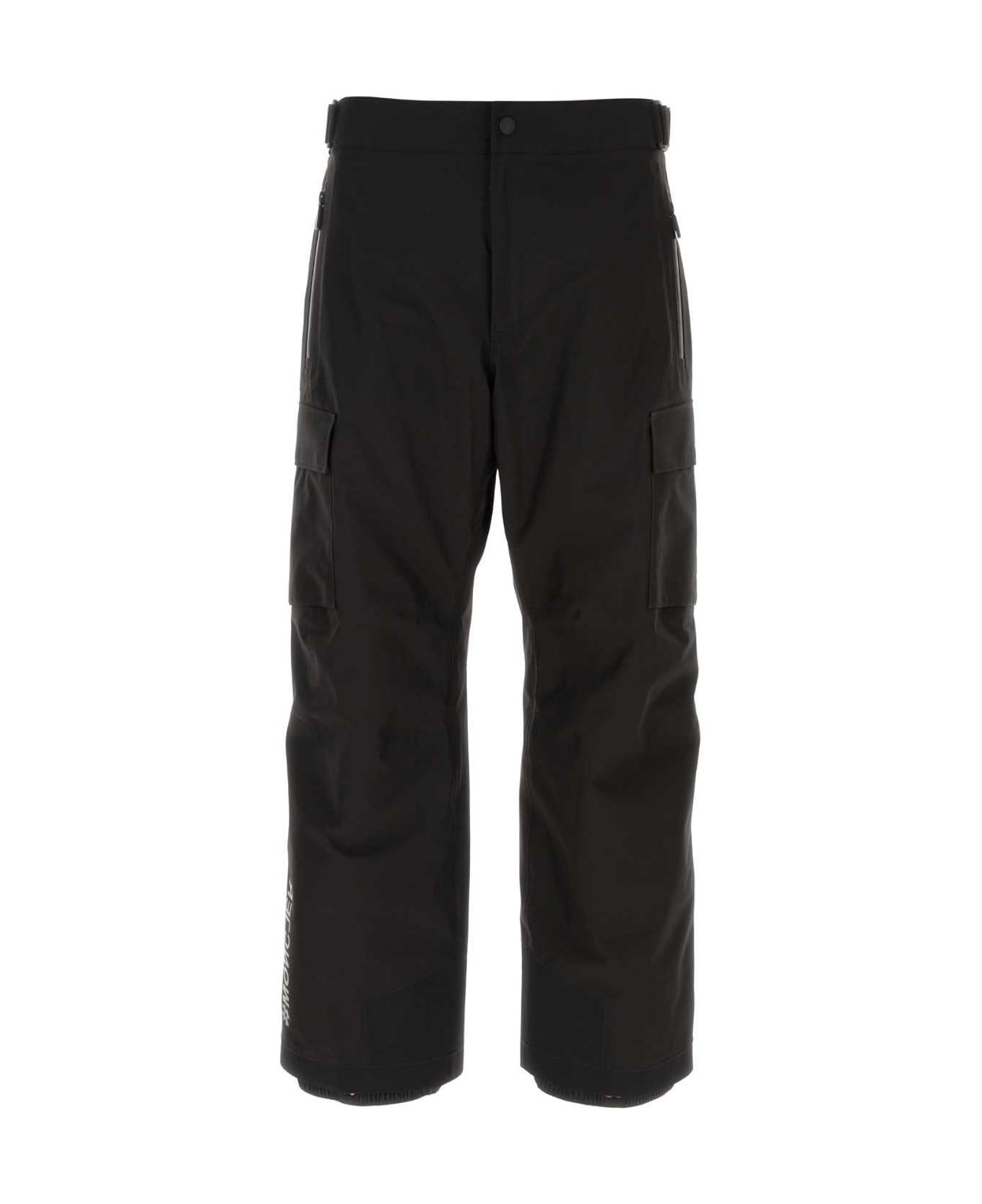 Moncler Grenoble Black Polyester Ski Pant - 999 ボトムス