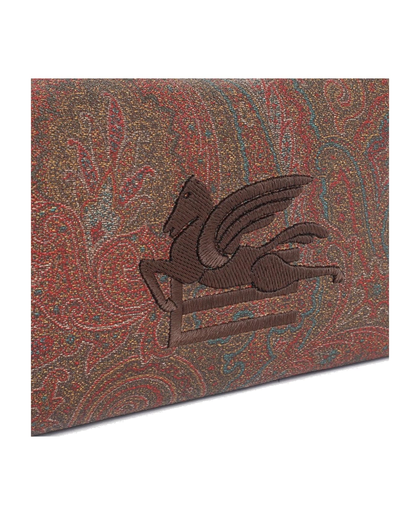 Etro Logo Embroidered Paisley Printed Pouch クラッチバッグ