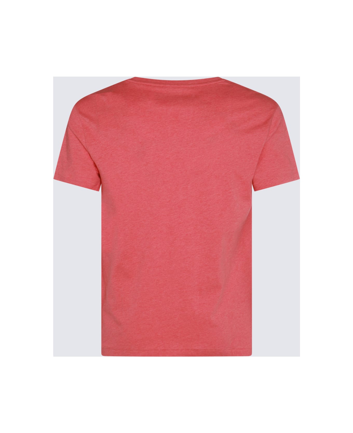 Polo Ralph Lauren Red Cotton T-shirt - HIGHLAND ROSE HEATHER