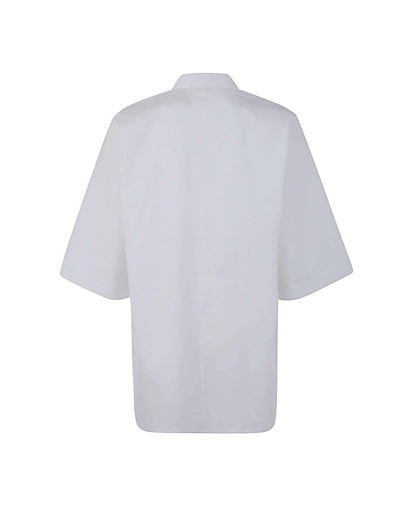 Sofie d'Hoore Short Sleeve Shirt With Front Placket - White シャツ