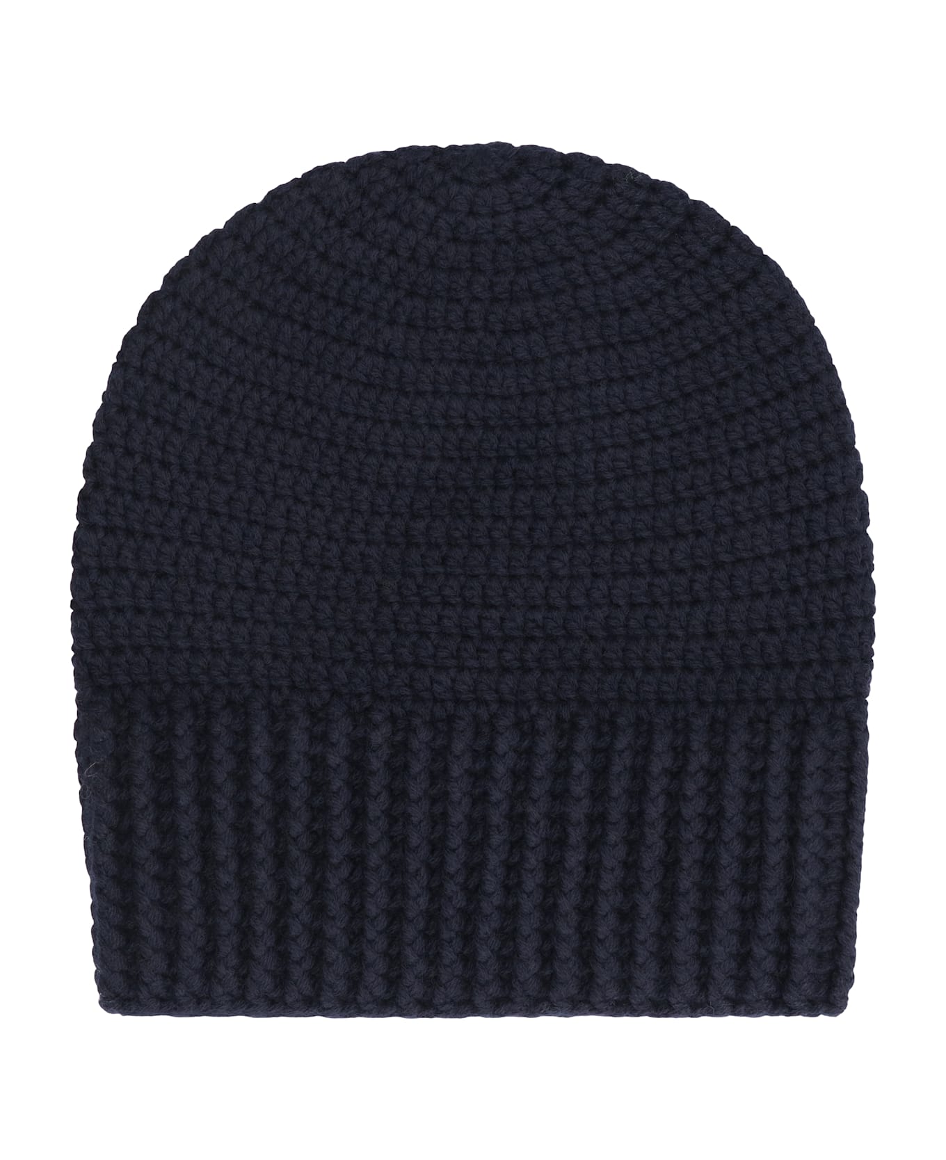 Malo Knitted Beanie - black