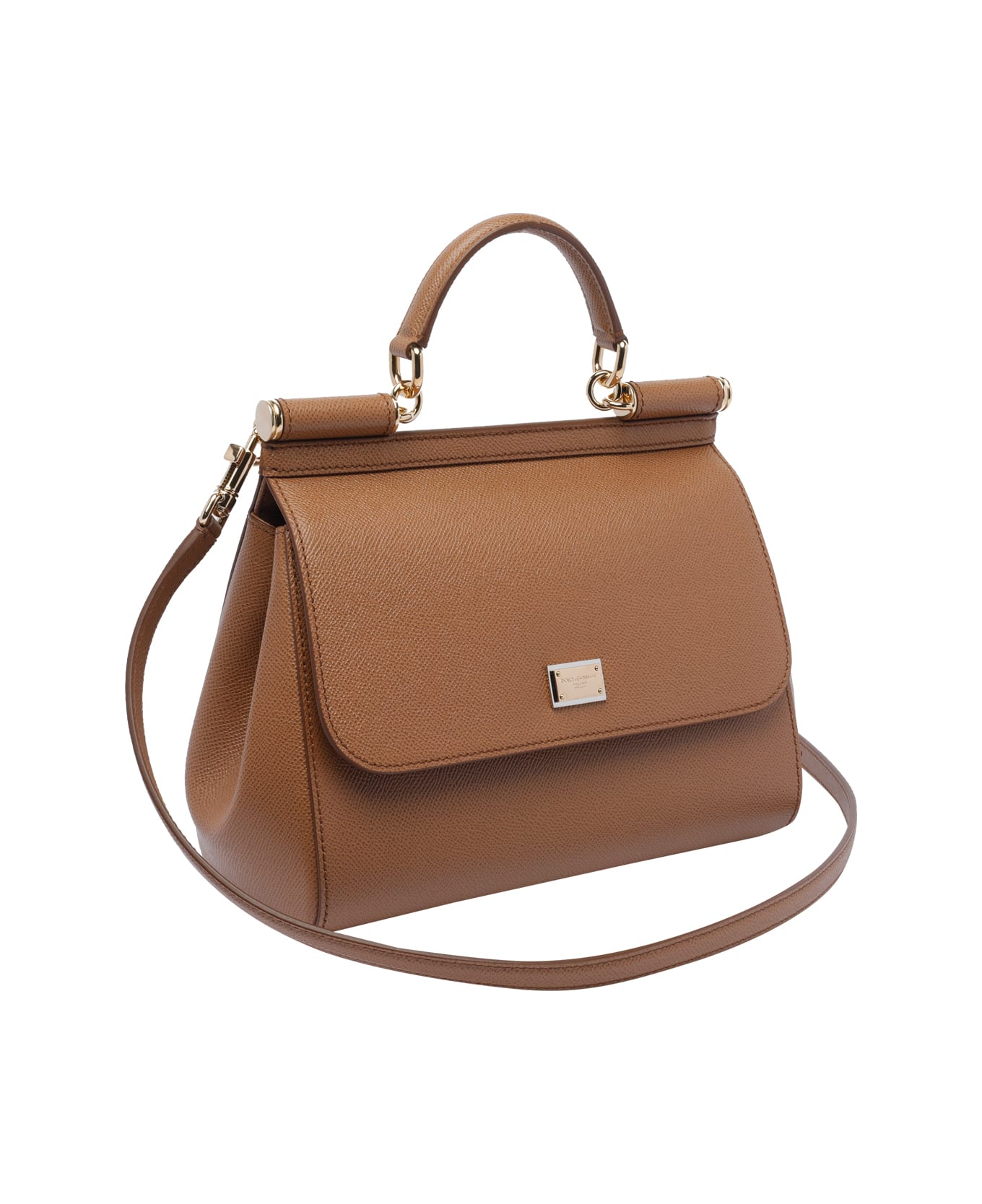 Dolce 
Gabbana Big Sicily Handbag - Brown