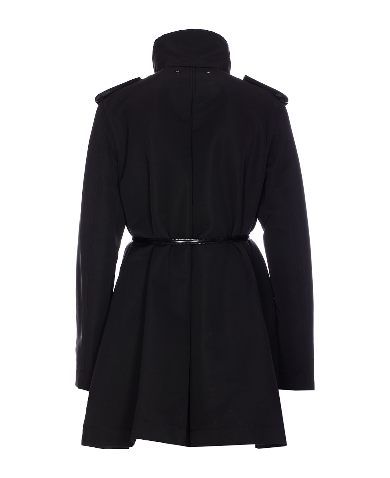 Gucci Nylon Faille Coat - Black