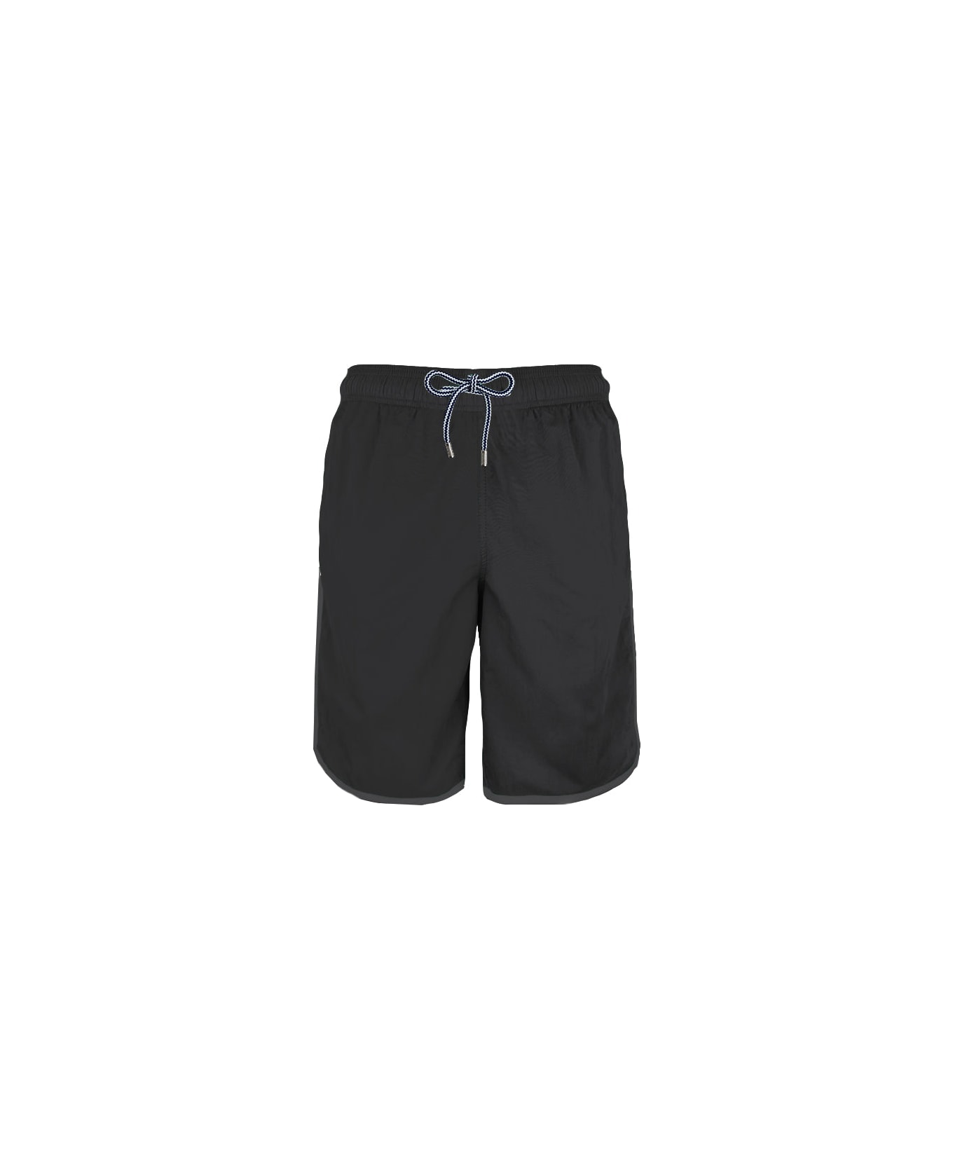 MC2 Saint Barth Man Black Board Shorts - BLACK