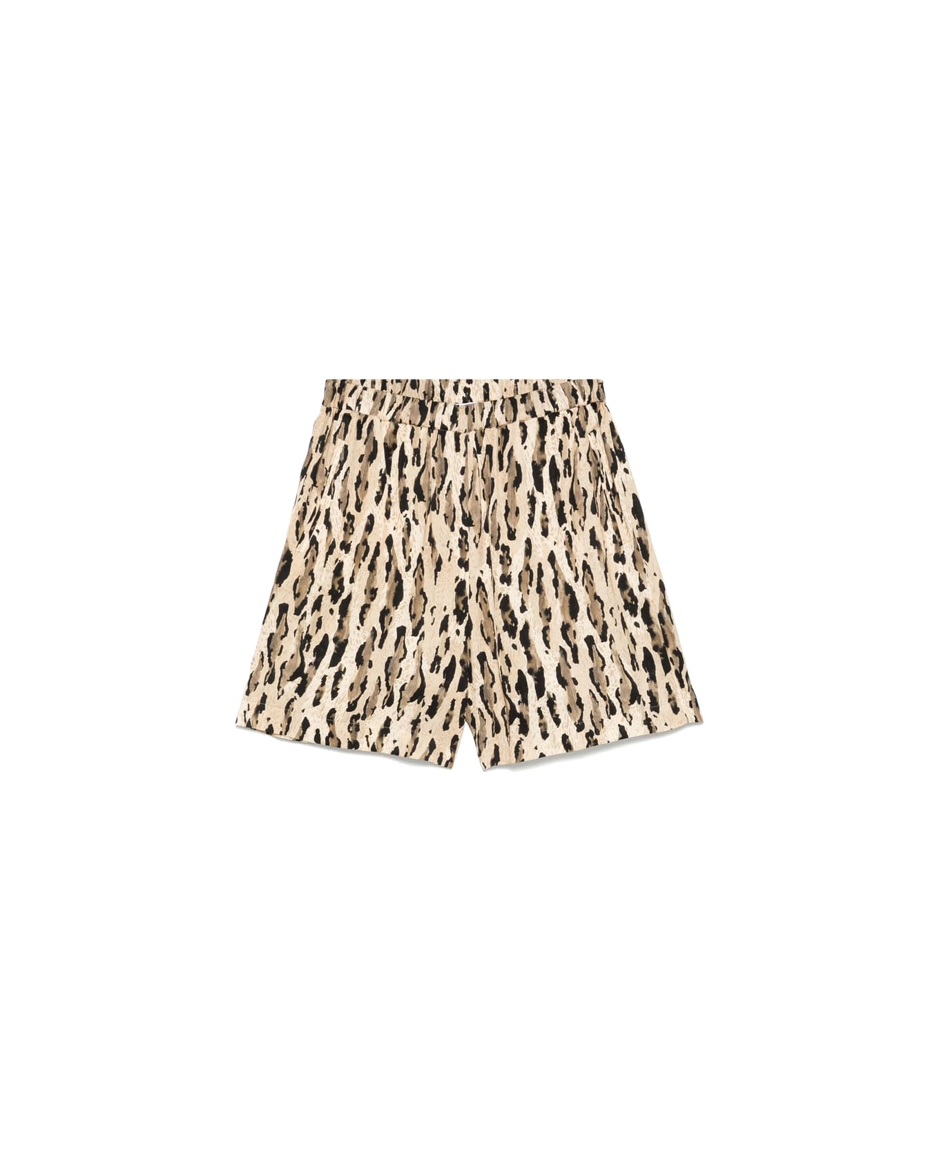 The Nina Studio Short - NEUTRALS/BLACK