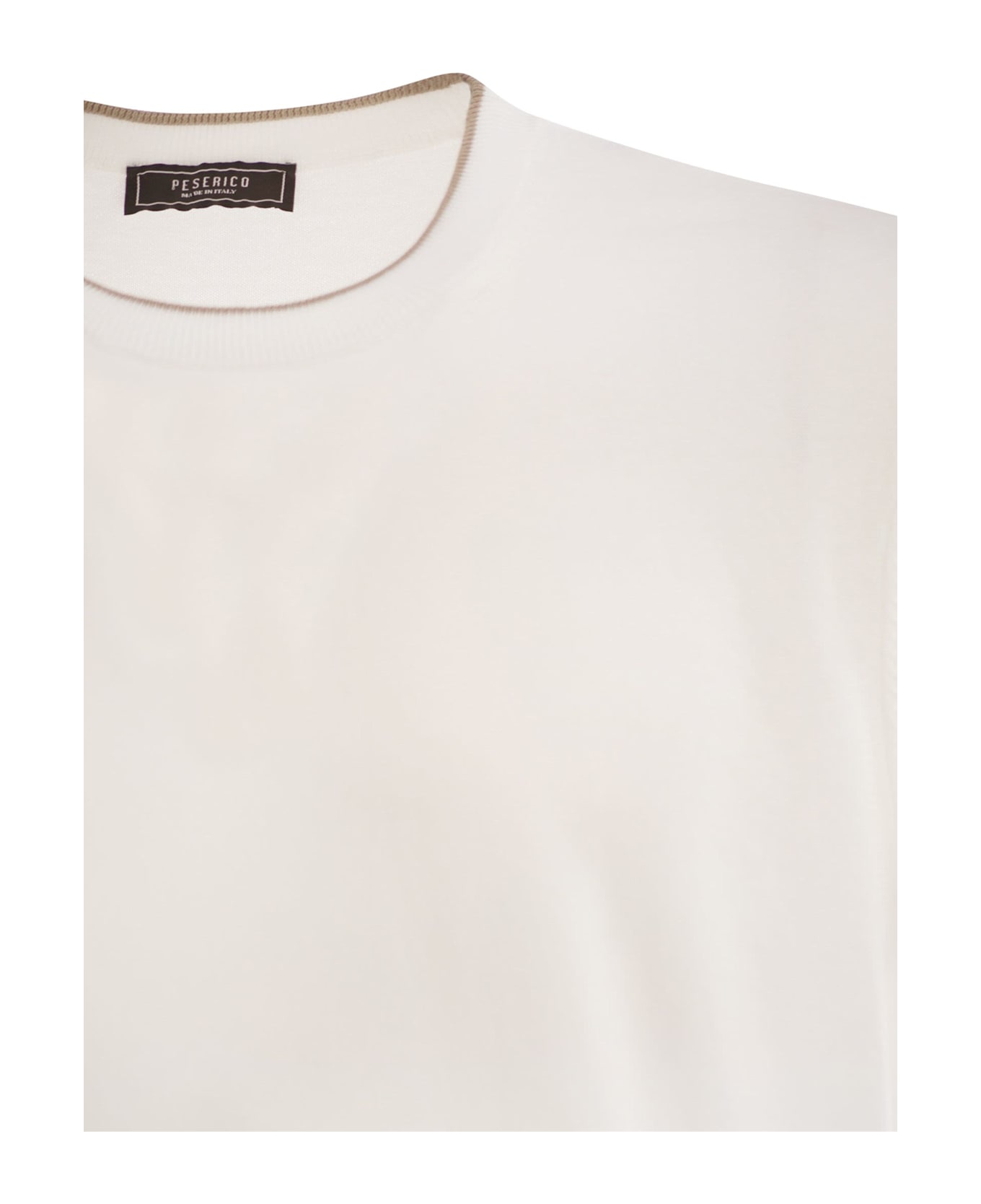 Peserico T-shirt In Pure Cotton Yarn | italist