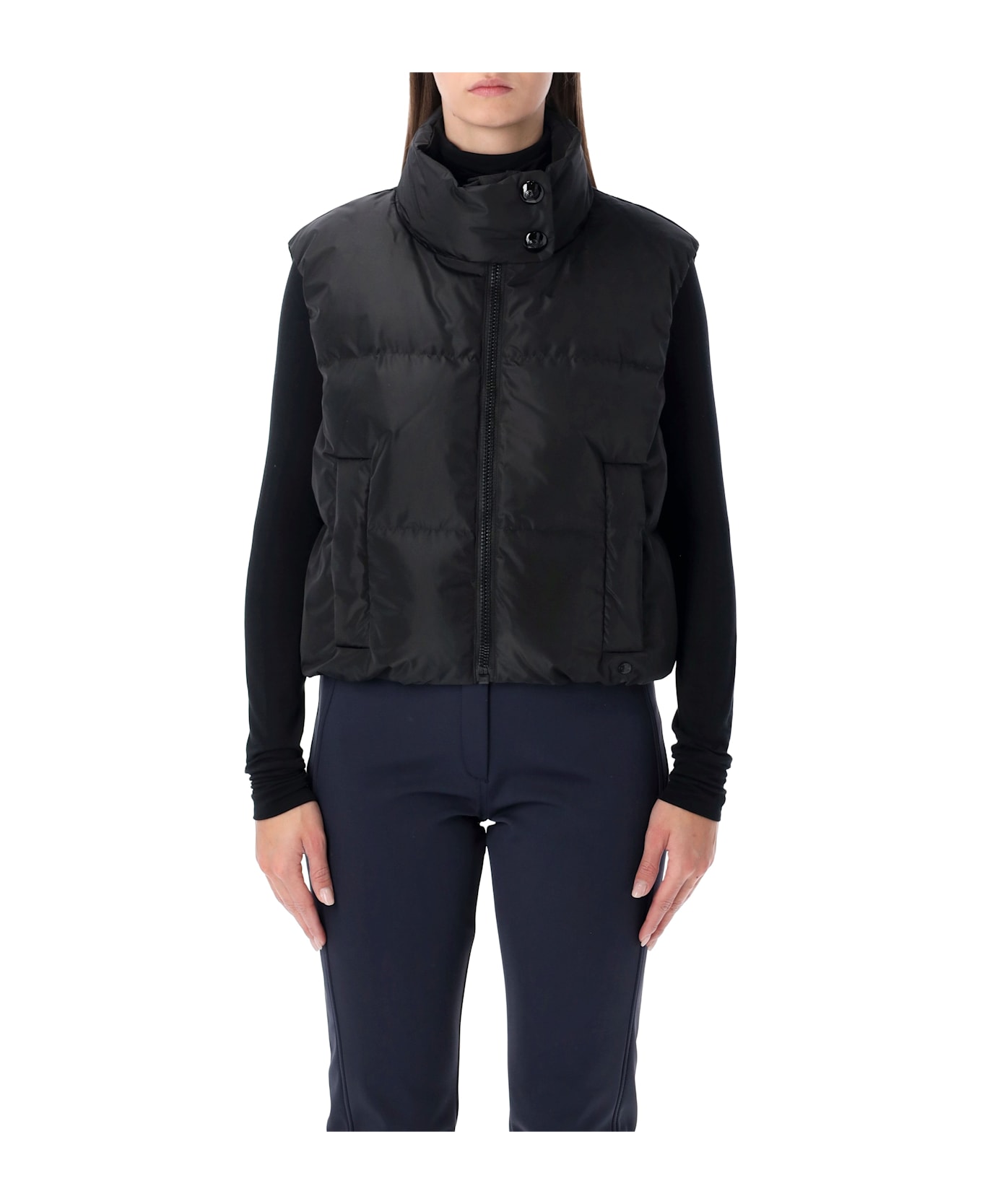 Goldbergh Lucie Quilted Down Bodywarmer - BLACK