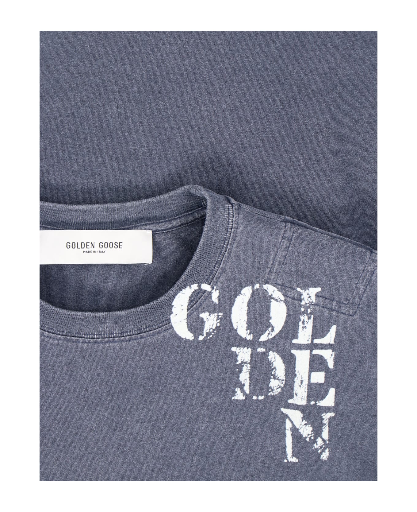 Golden Goose Logo T-shirt - Blue