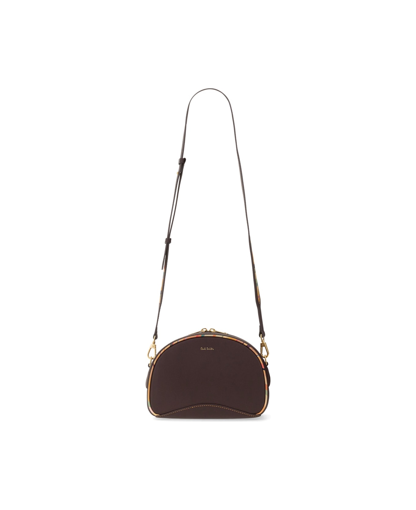 PS by Paul Smith Leather "dusky Swirl" Bag - BORDEAUX